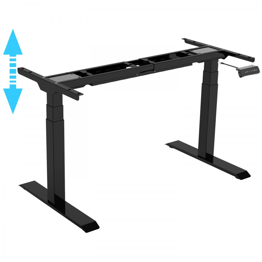 Dual Motor 3 Stage Height Adjustable Desk Frame (frame only)